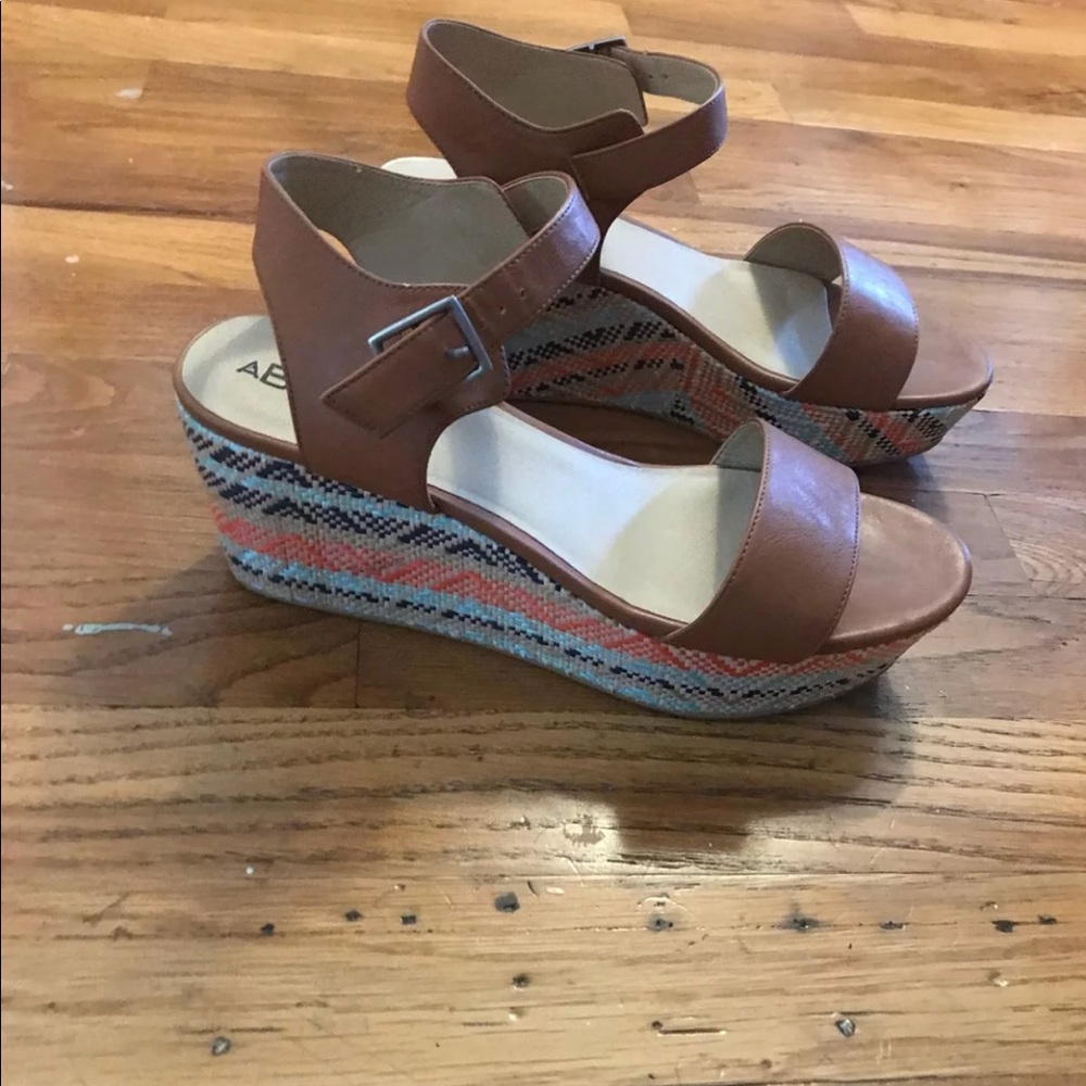 Wedges multi color 3 in from Nordstrom rack